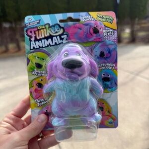 NWT Orb Funkee Animalz Squishy Dog 🐶 Pastel Tie-Dye Sensory Toy